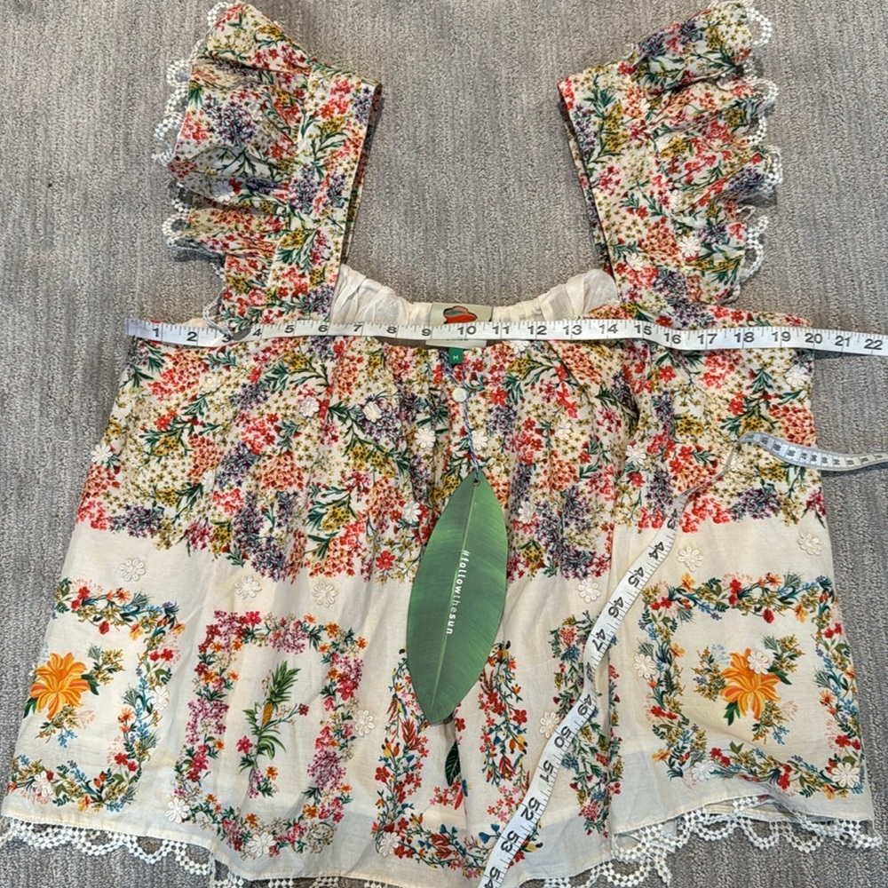 FARM Rio Multicolor Floral Blouse - Picture 10 of 12